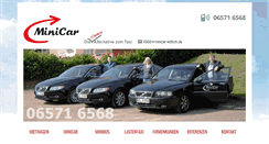 Desktop Screenshot of minicar-wittlich.de